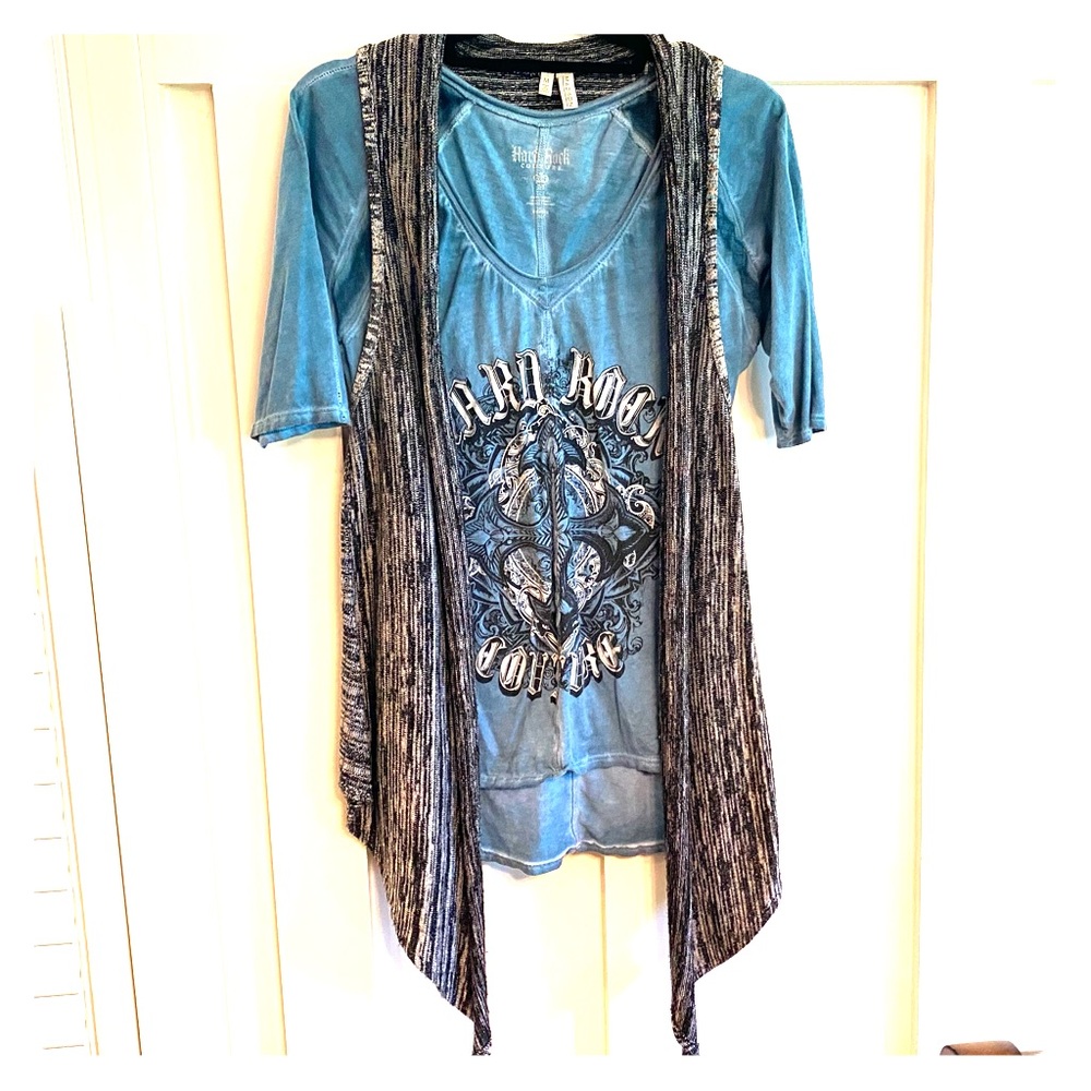 Black & White Knit Vest